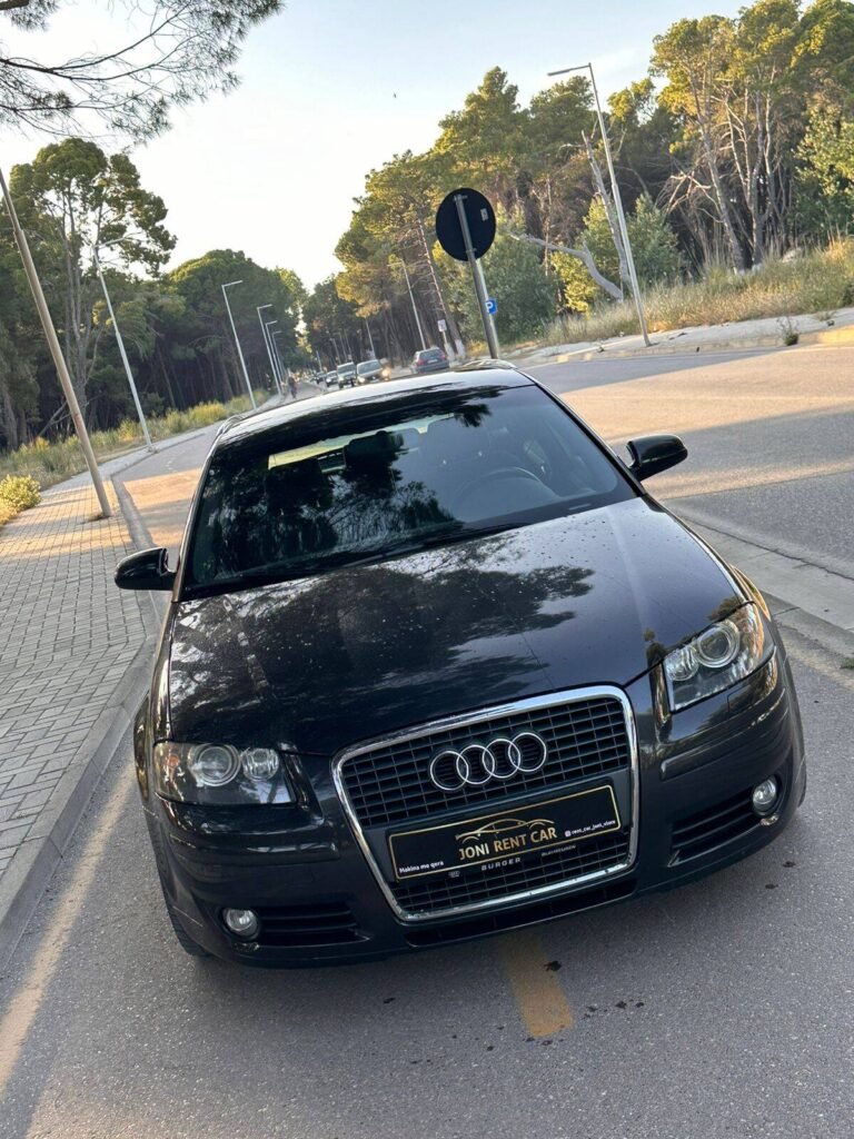 black audi a3